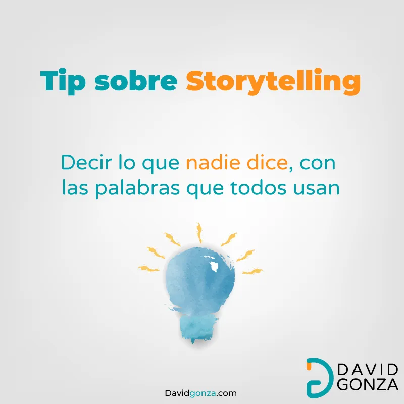 Tip sobre Storytelling
